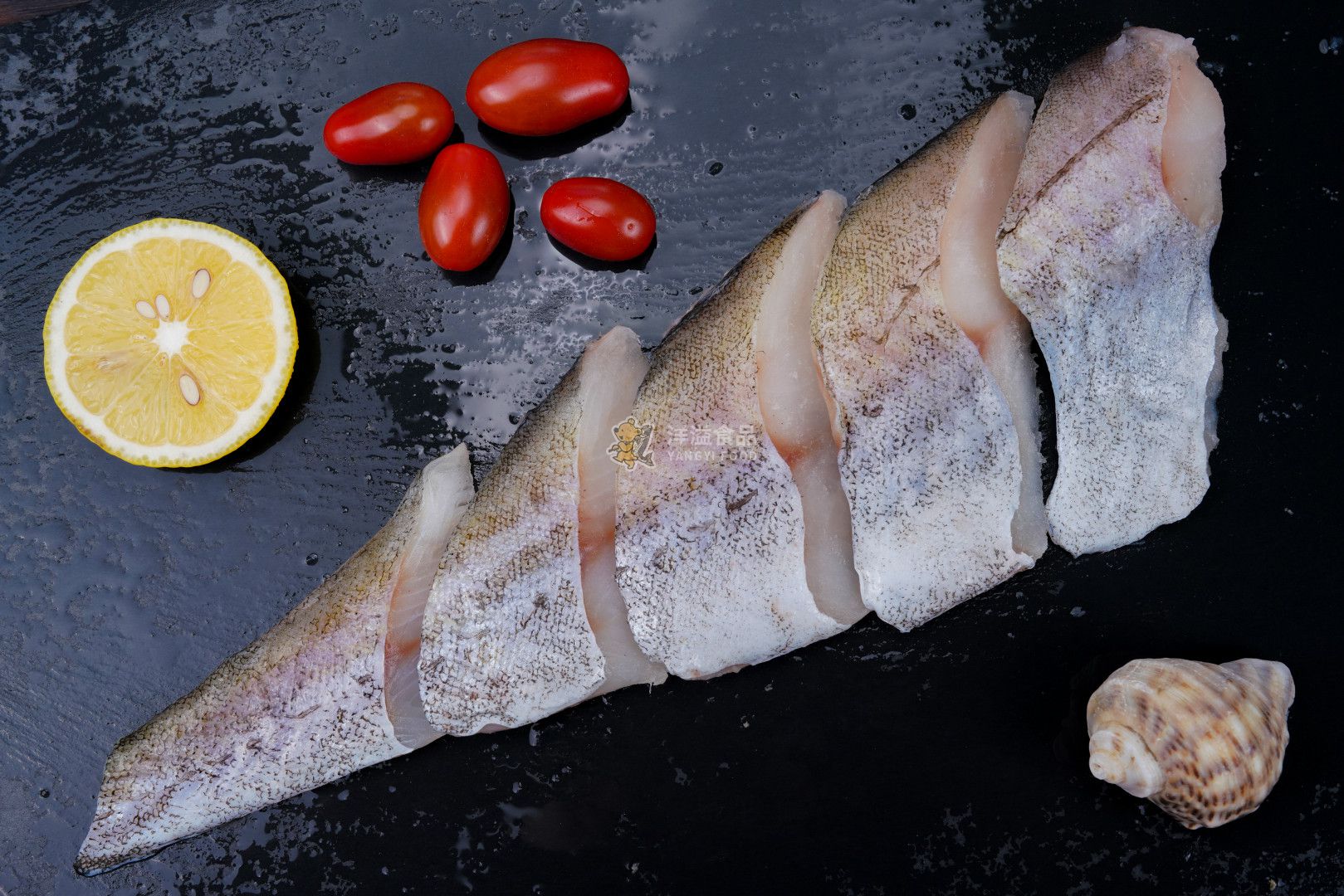 原切狹鱈帶皮魚(yú)片去骨去刺